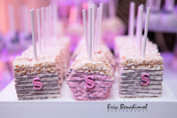 Rice Krispie desserts from Ely's Fine Foods for an Ottawa Bat Mitzvah