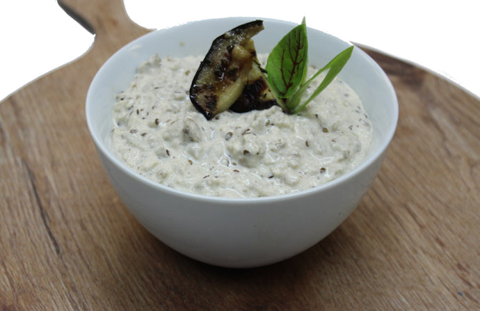 Creamy Eggplant dip made by Ely's Fine Foods