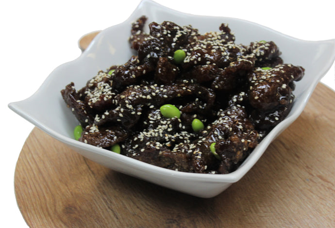 Sesame Beef made by Ely's Fine Foods 