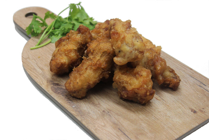 Crispy chicken wings made by Ely's Fine Foods in Toronto