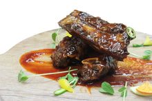 Load image into Gallery viewer, BBQ Dinosaur Ribs made by Ely&#39;s Fine Foods
