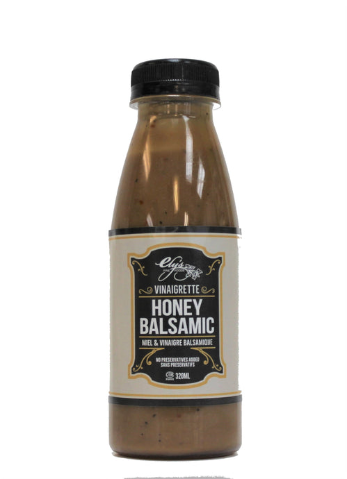 Honey Balsamic salad dressing made by Ely's Fine Foods