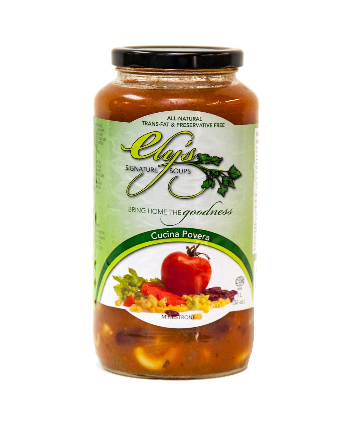 Minestrone Soup in a jar made by Ely's Fine Foods
