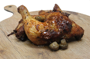 Roasted Chicken Leg w/ Mushroom Sauce (Per Pc) - PASSOVER - GF