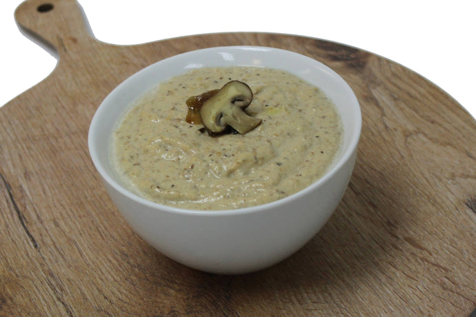 Onion and mushroom dip made by Ely's Fine Foods