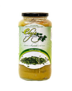 Pea soup in a jar made by Ely's Fine Foods